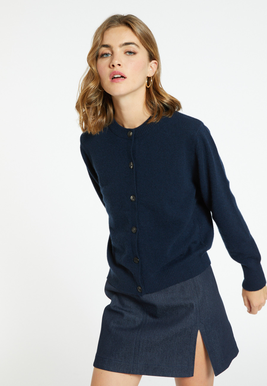 Cardigan boutonné en cachemire - Ari