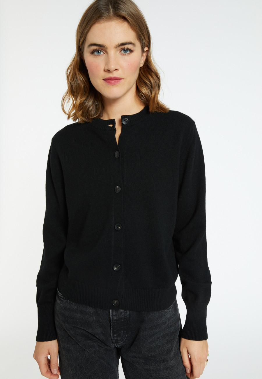 Cardigan boutonné en cachemire - Ari