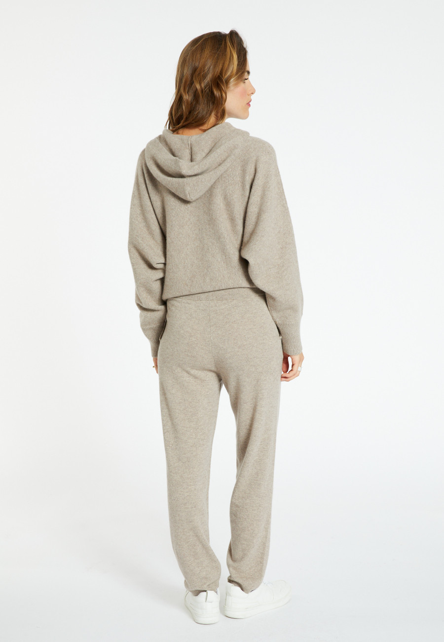 Cashmere jogger - Amande