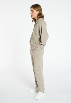 Zipped cashmere cardigan - Gabin