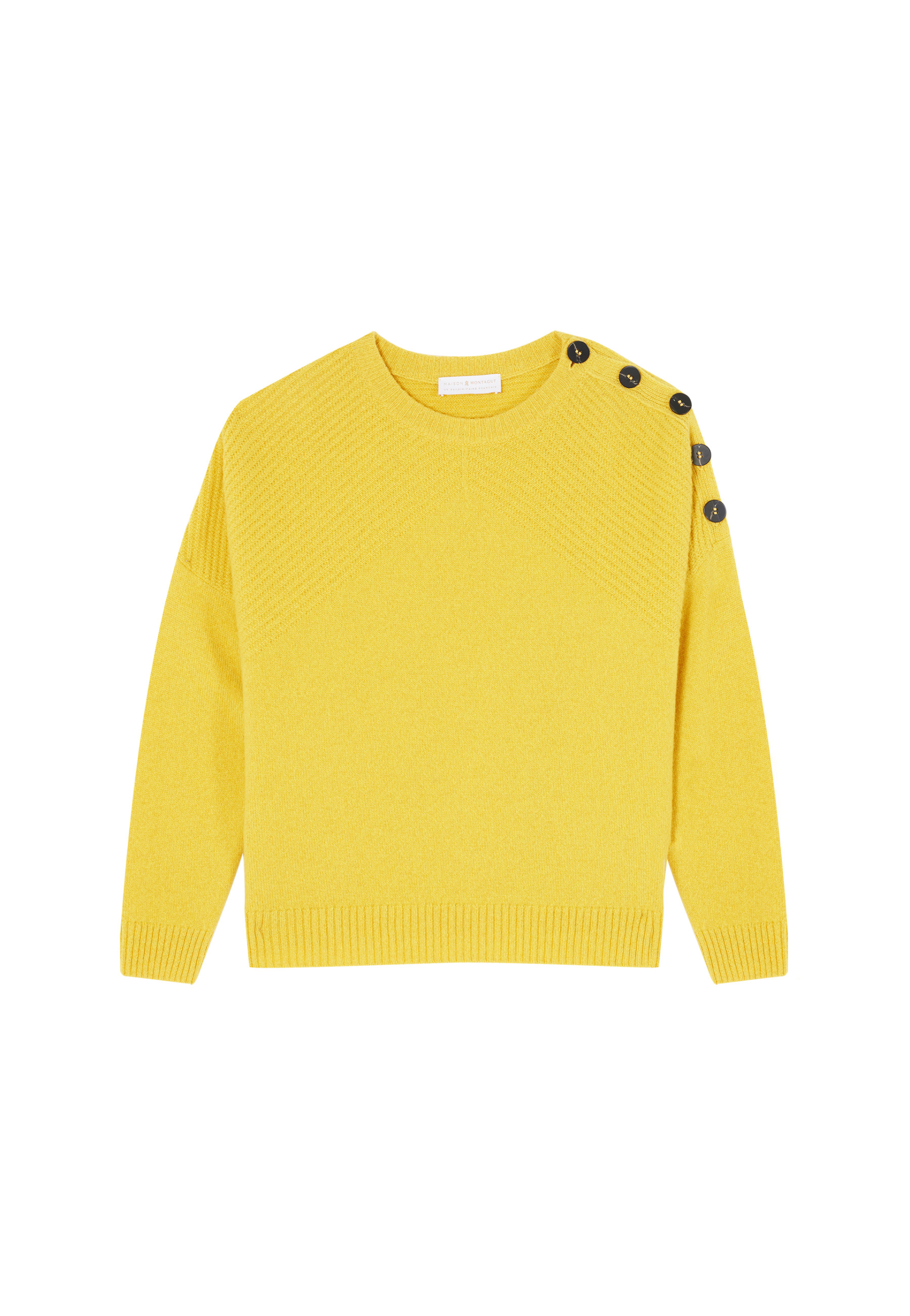 Pull boutonné laine et cachemire - Charlie 8260