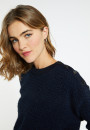 Pull motifs chevron en laine mérinos - Coralise 8304