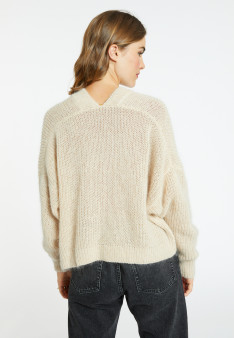 Loose-fitting mohair cardigan - Ciara