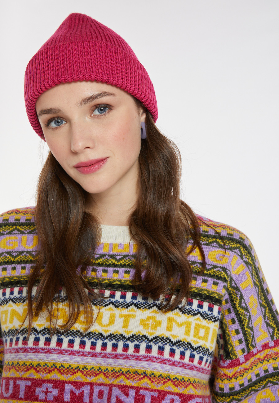 Bonnet unisexe en laine côtelé - Gato
