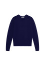 Pull col rond avec logo en laine mérinos - Eddie