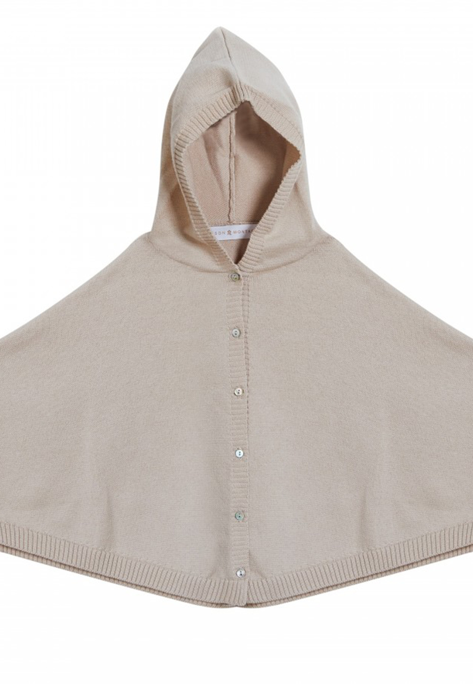 Poncho bébé en 100% coton bio - Flore