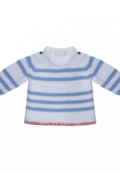 Gilet pour bébé en coton - Kent 6559 blanc mistral - 02 Blanc