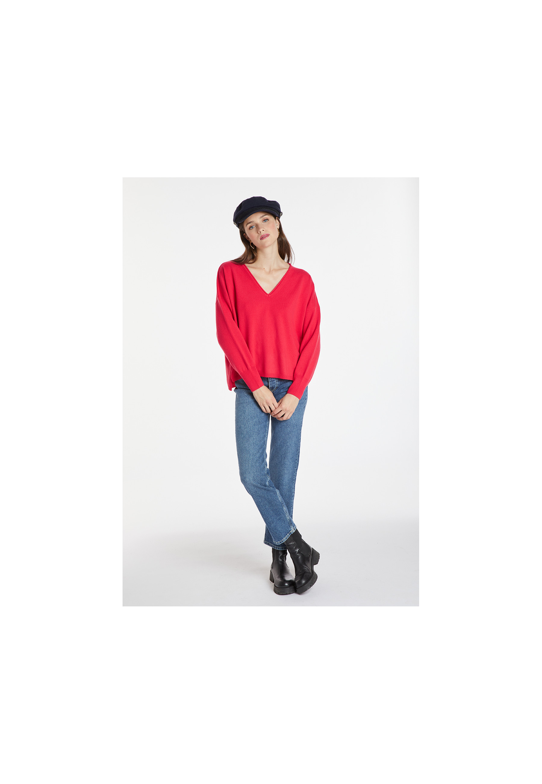 Short cashmere sweater - Alex