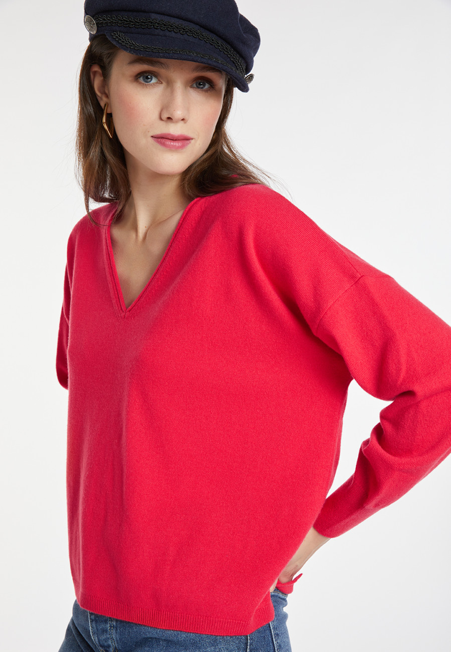 Pull court en cachemire - Alex