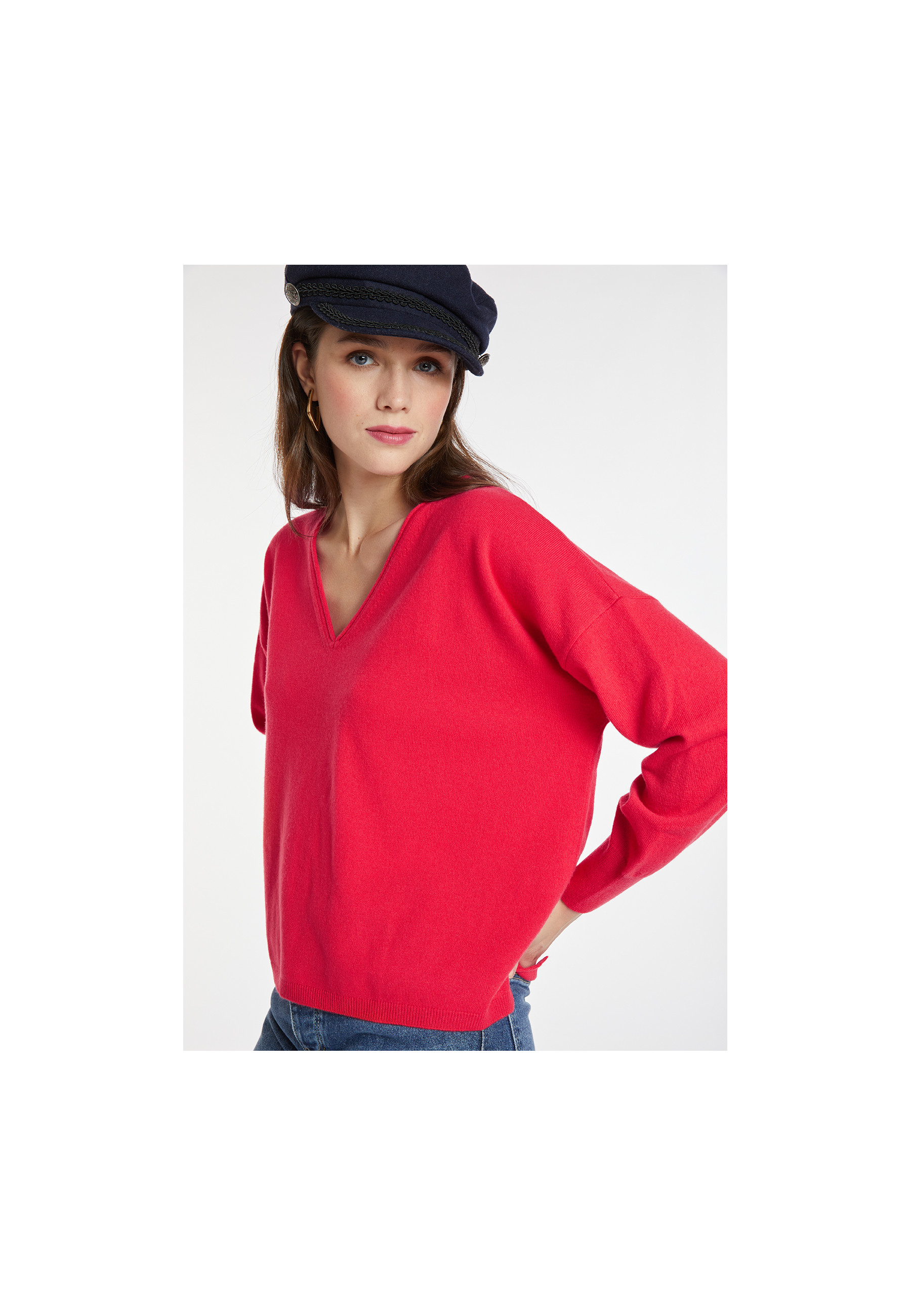 Short cashmere sweater - Alex