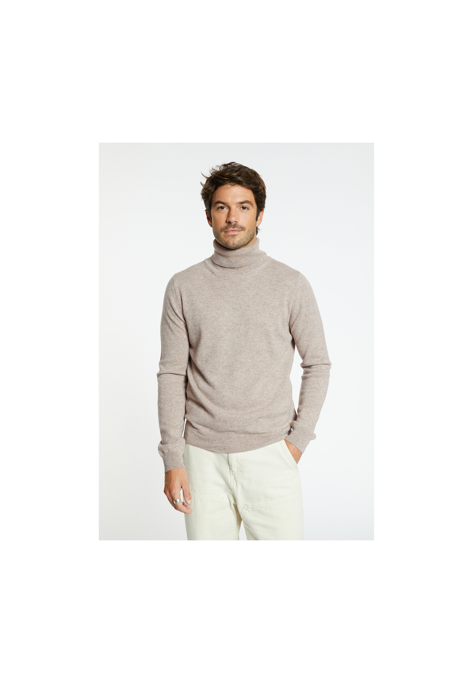 Pull col roulé en cachemire - Eduardo 8221