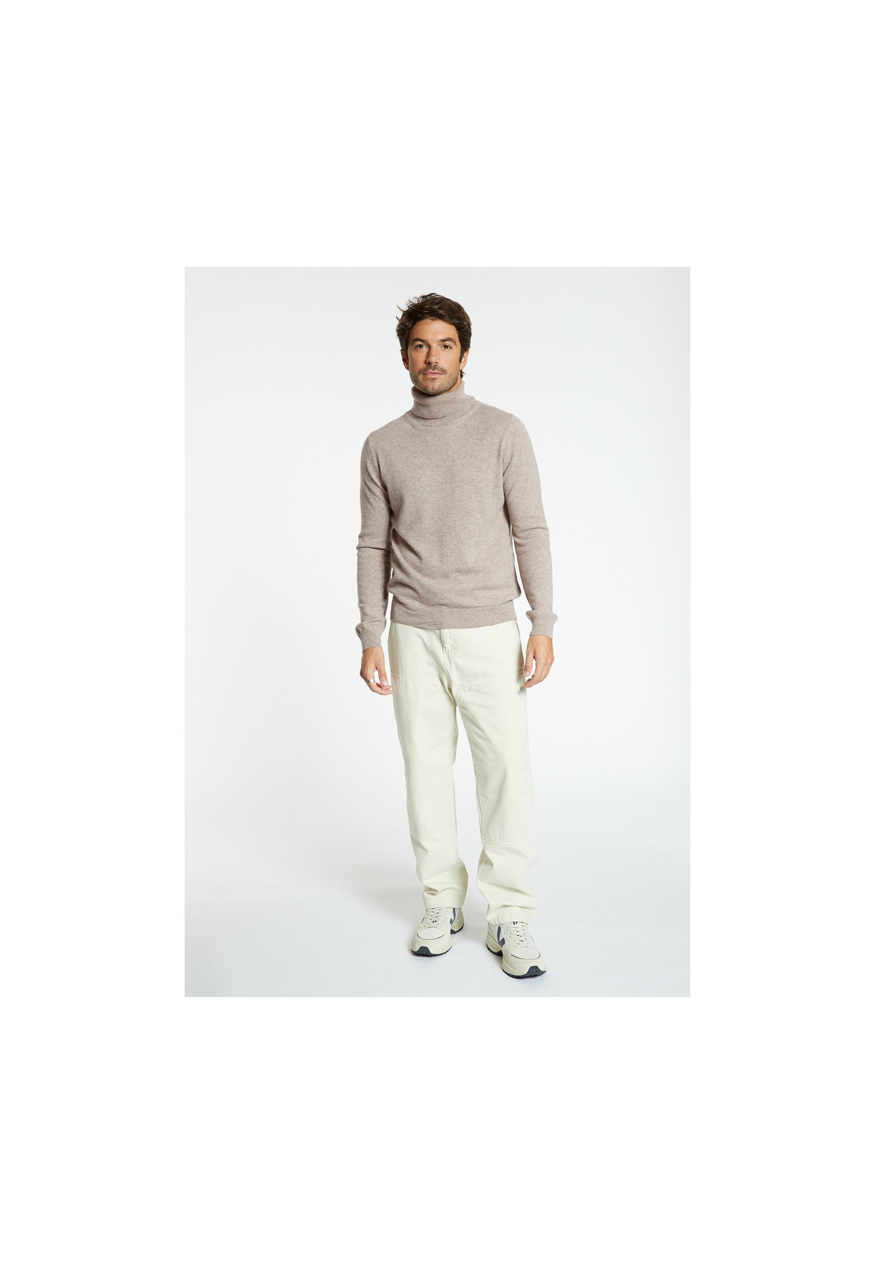 Pull col roulé en cachemire - Eduardo 8221