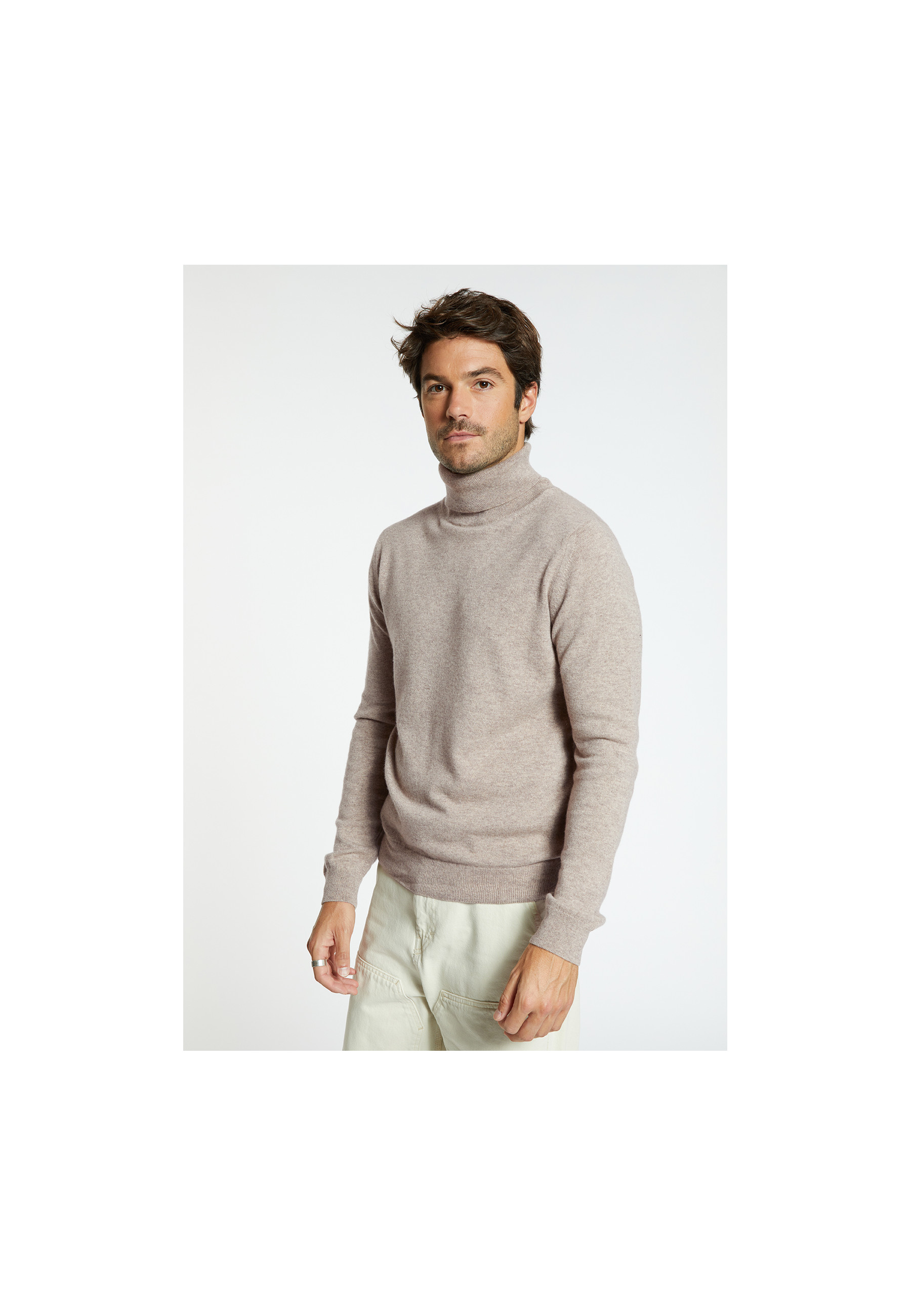 Pull col roulé en cachemire - Eduardo 8221