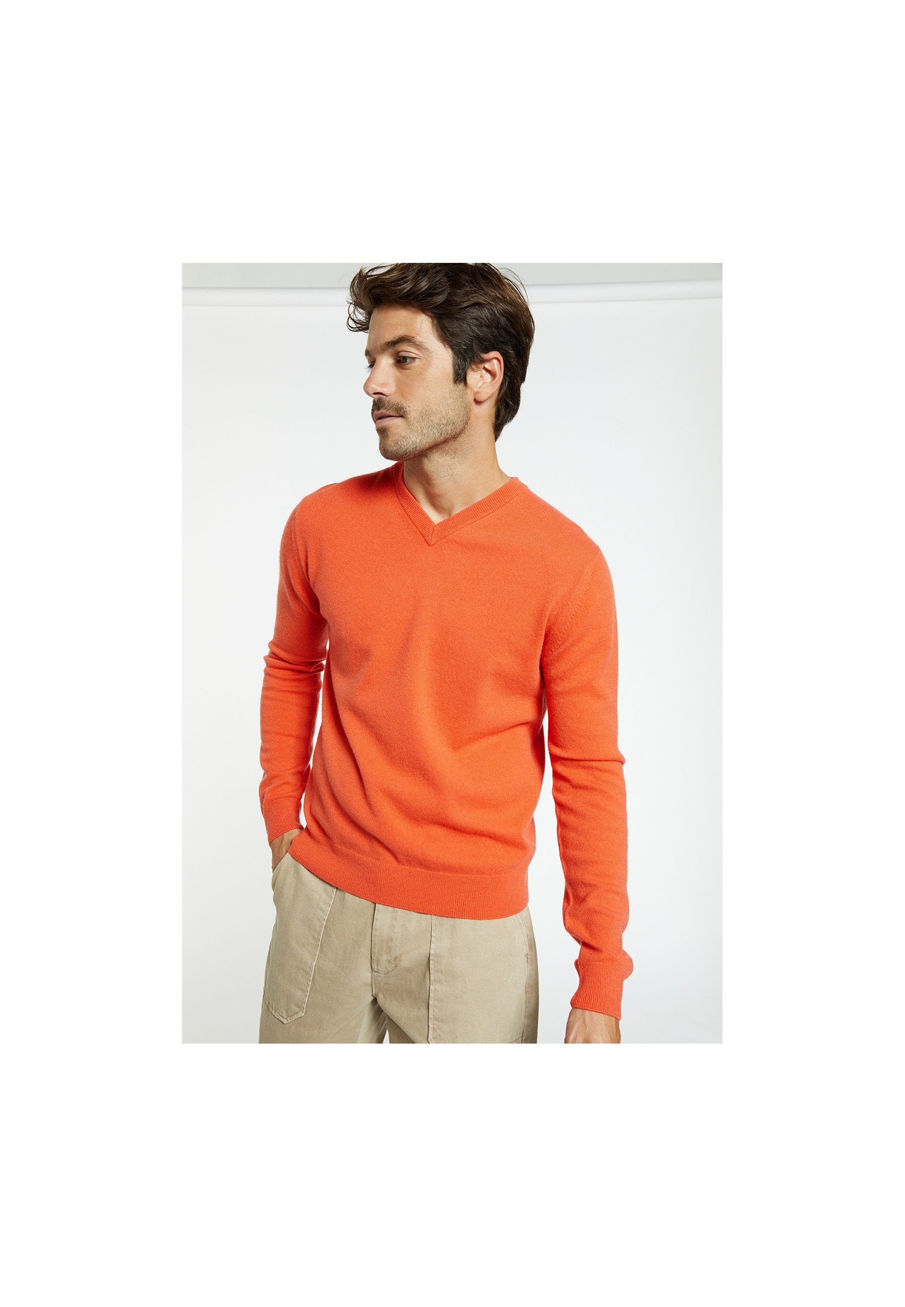 Cashmere V-neck sweater - Evann