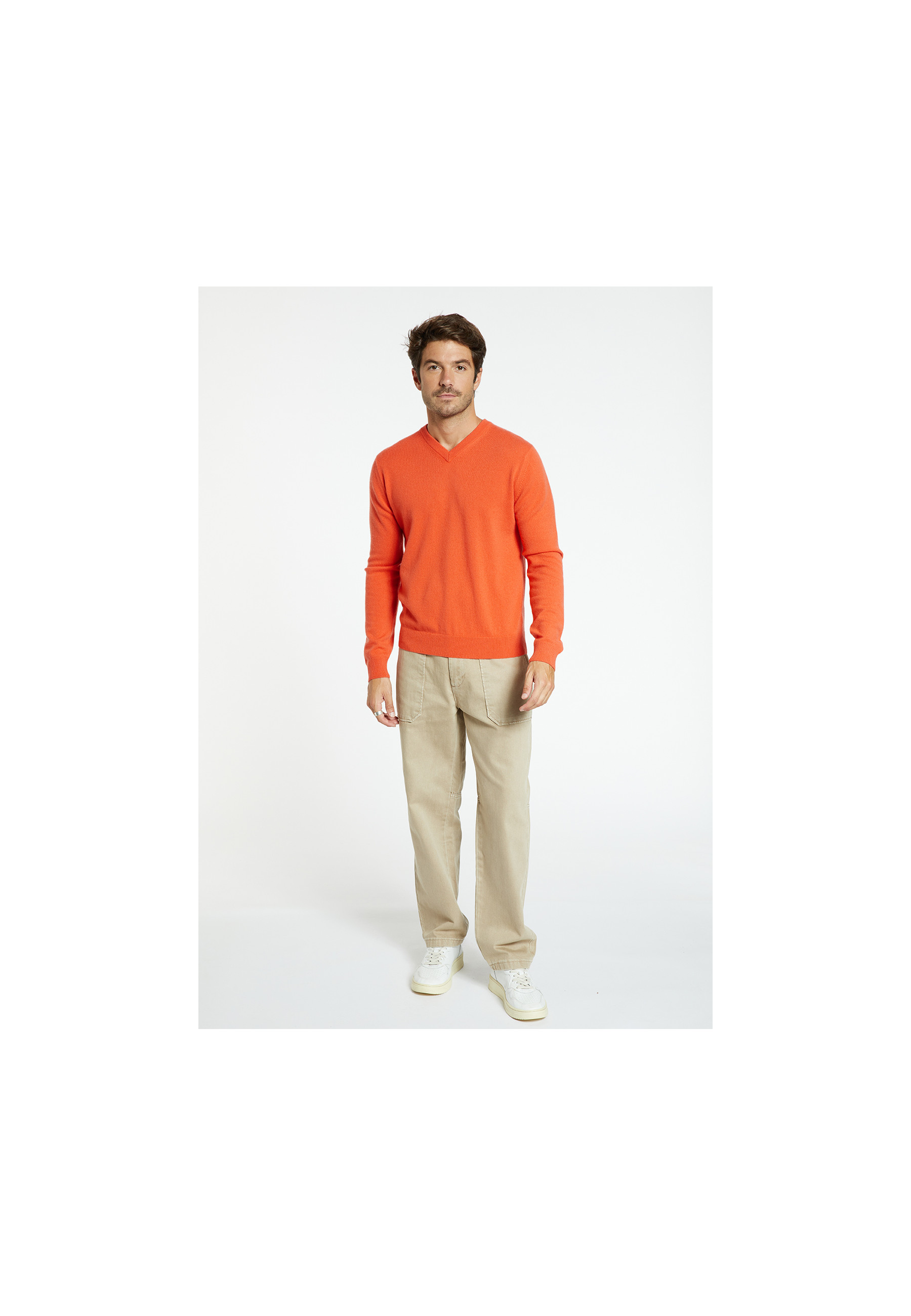 Cashmere V-neck sweater - Evann