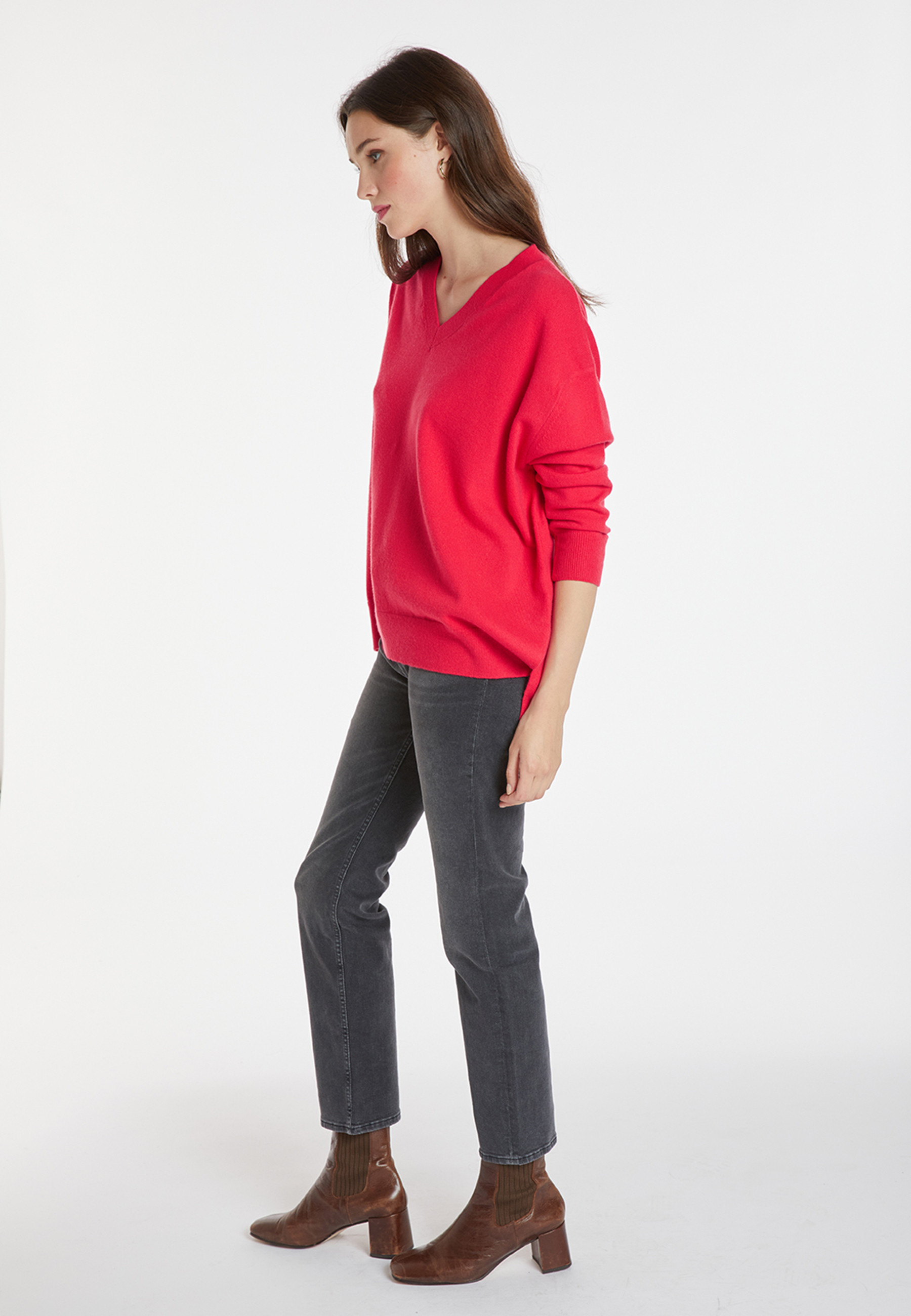 Pull ample à fentes en cachemire - Alienor 8280