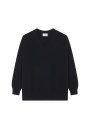 Loose sweater with V-neck slits in cashmere - Alienor