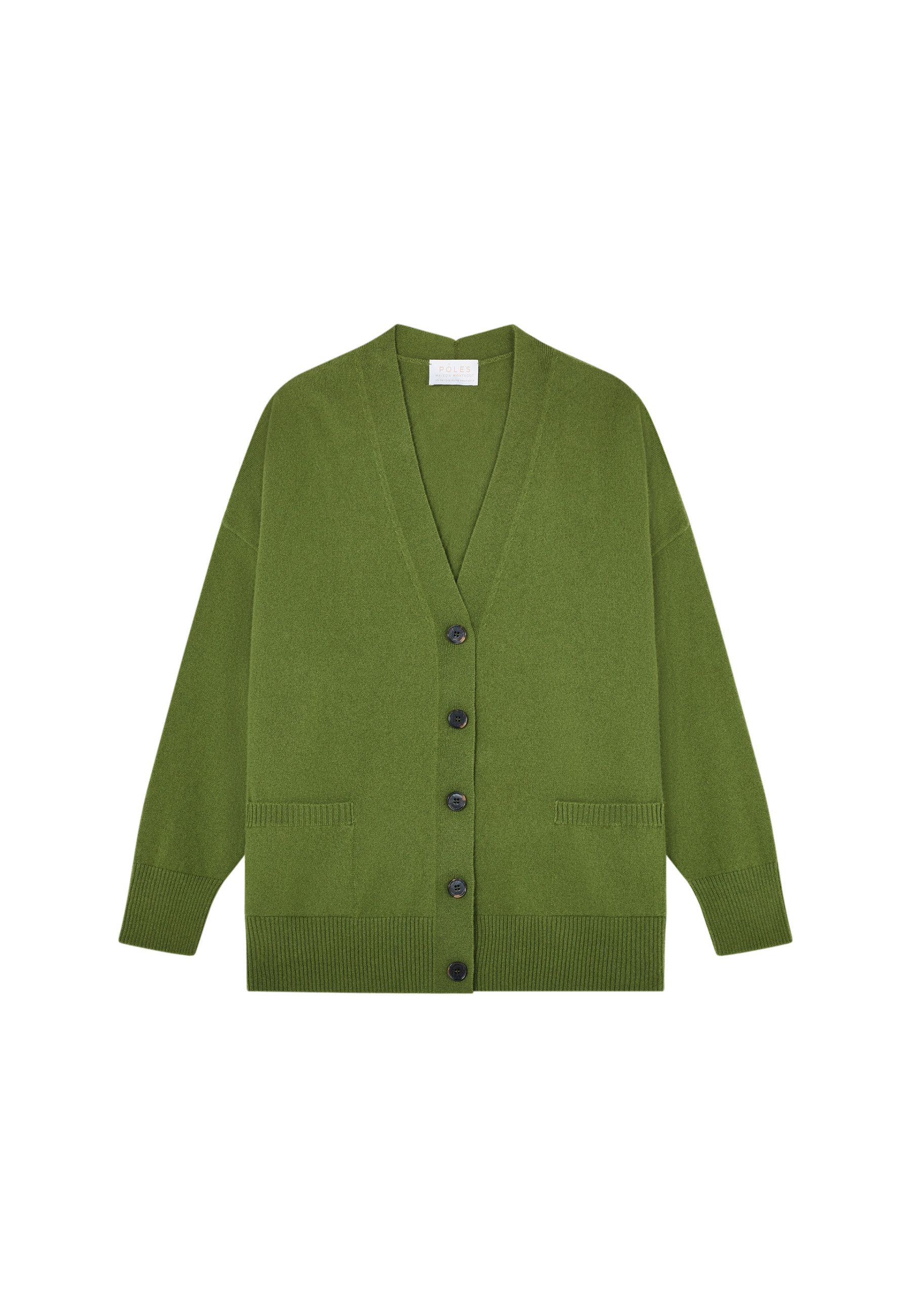 Cardigan en cachemire boutonné à poches - Ariel