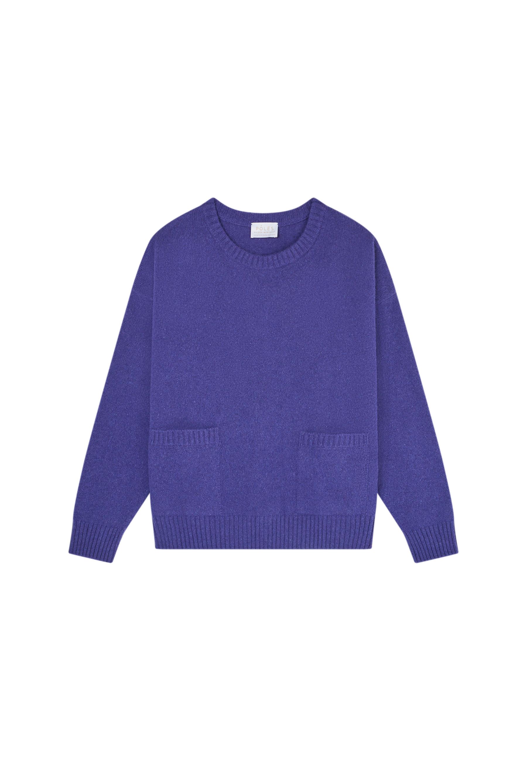 Pull ample à poches en cachemire et laine - Davina