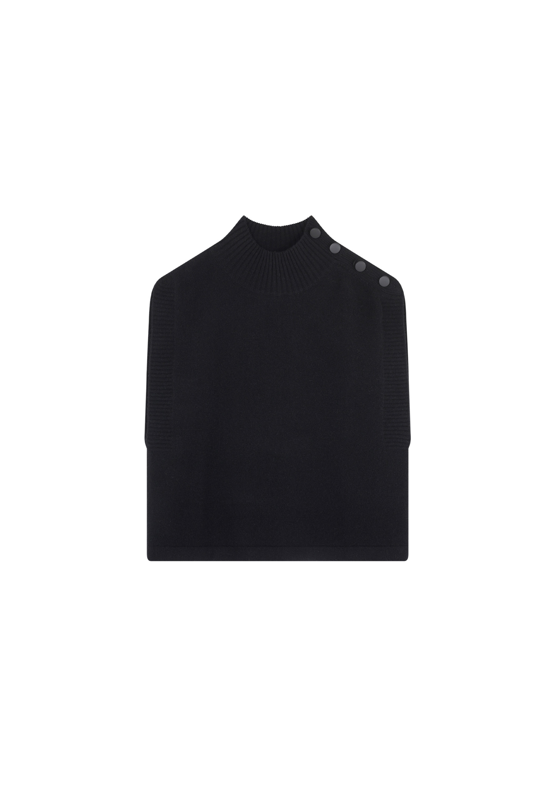 Pull sans manches en cachemire et laine - Anika