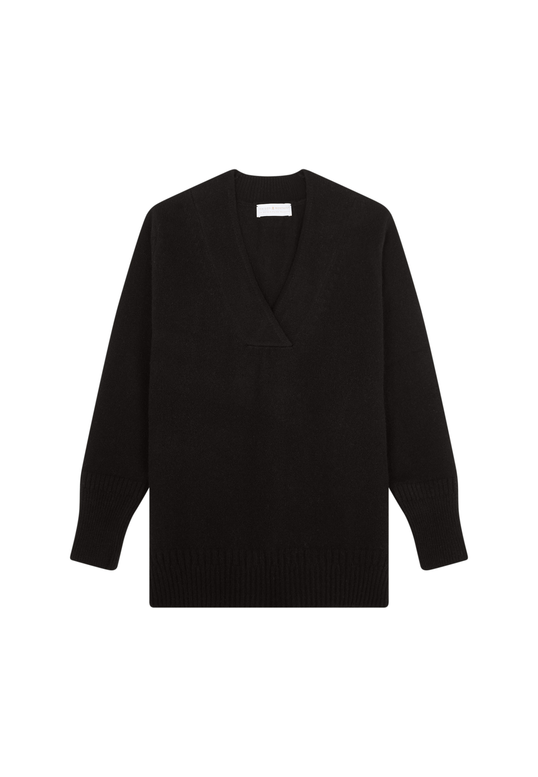 Loose-fitting V-neck cashmere and wool sweater - Chloé