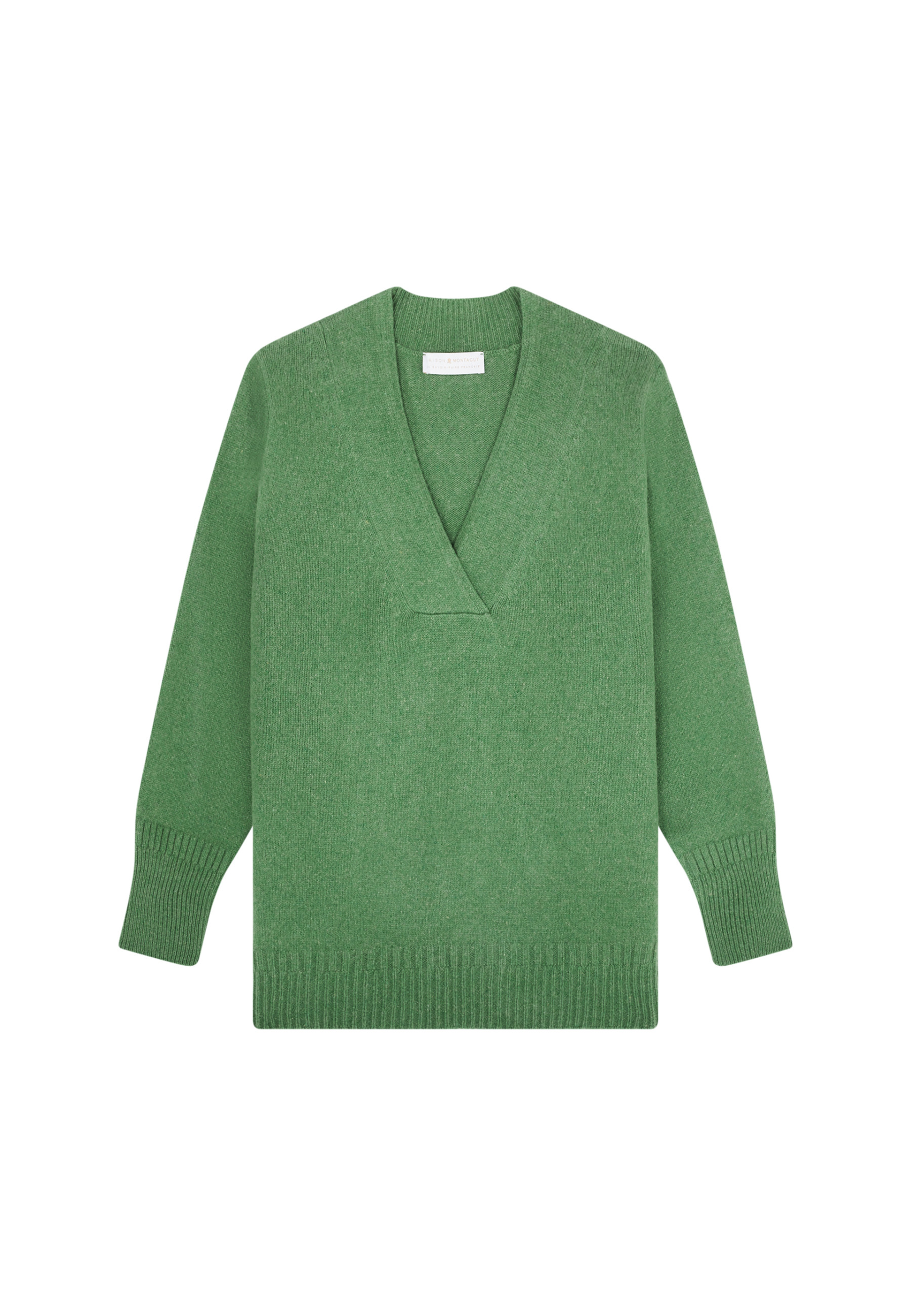 Pull ample col V en cachemire et laine - Chloé