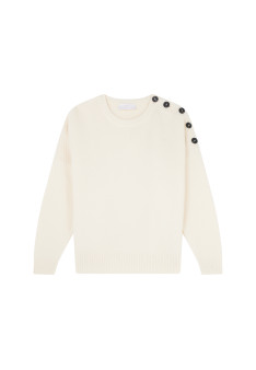 Wool and cashmere button-down sweater - Charlie