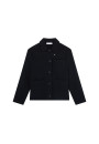Merino wool jacket with buttons and pockets - Coline
