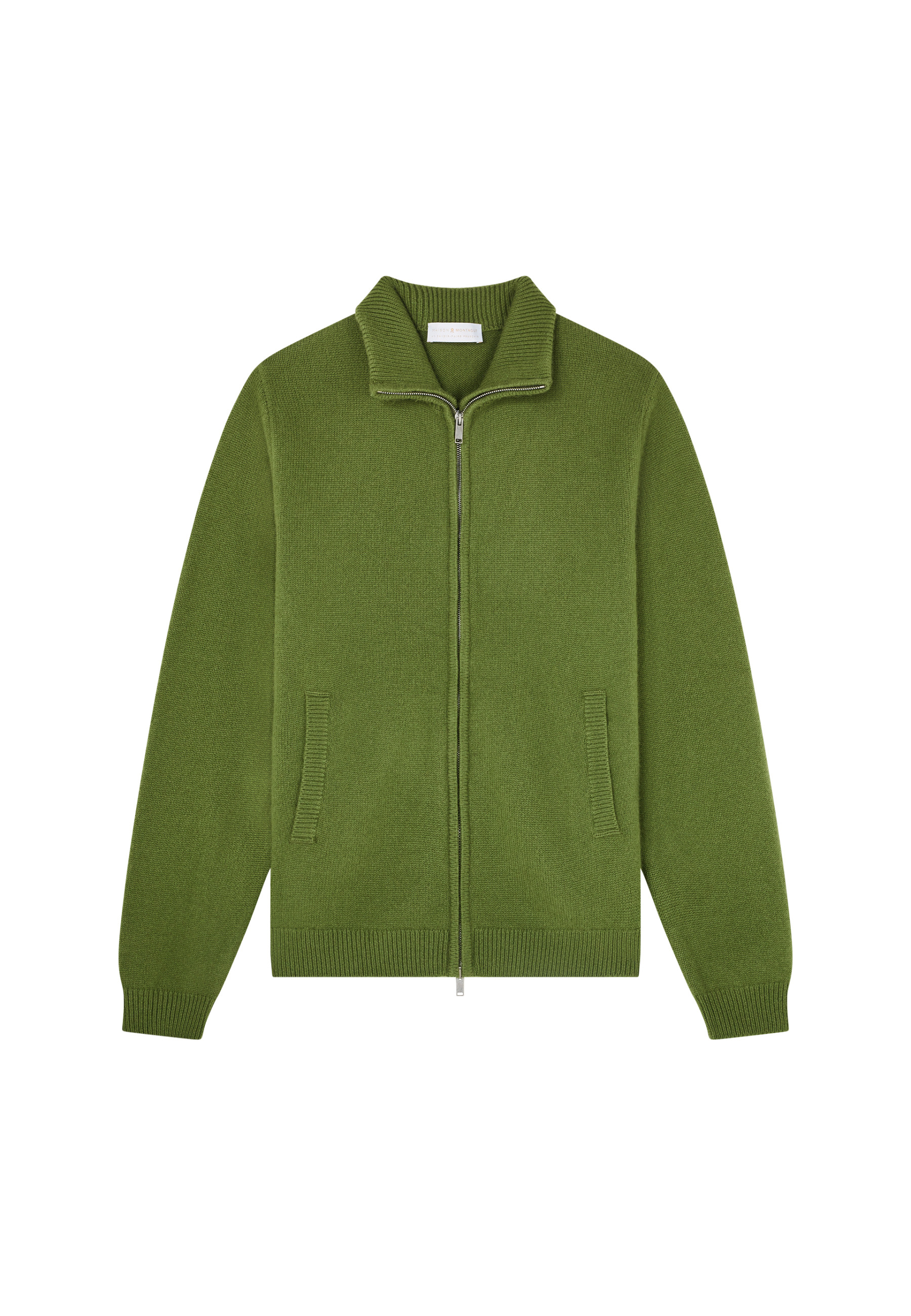 Zipped jacket in 4-ply cashmere - Balthazar