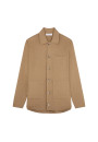 Veste boutonnée en laine mérinos