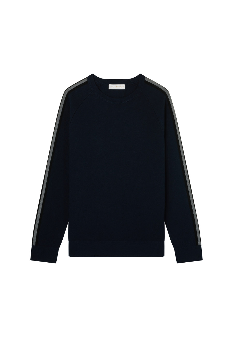 Wool-blend tricolour sweater - Sigur