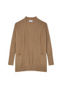 Long gilet laine et cachemire