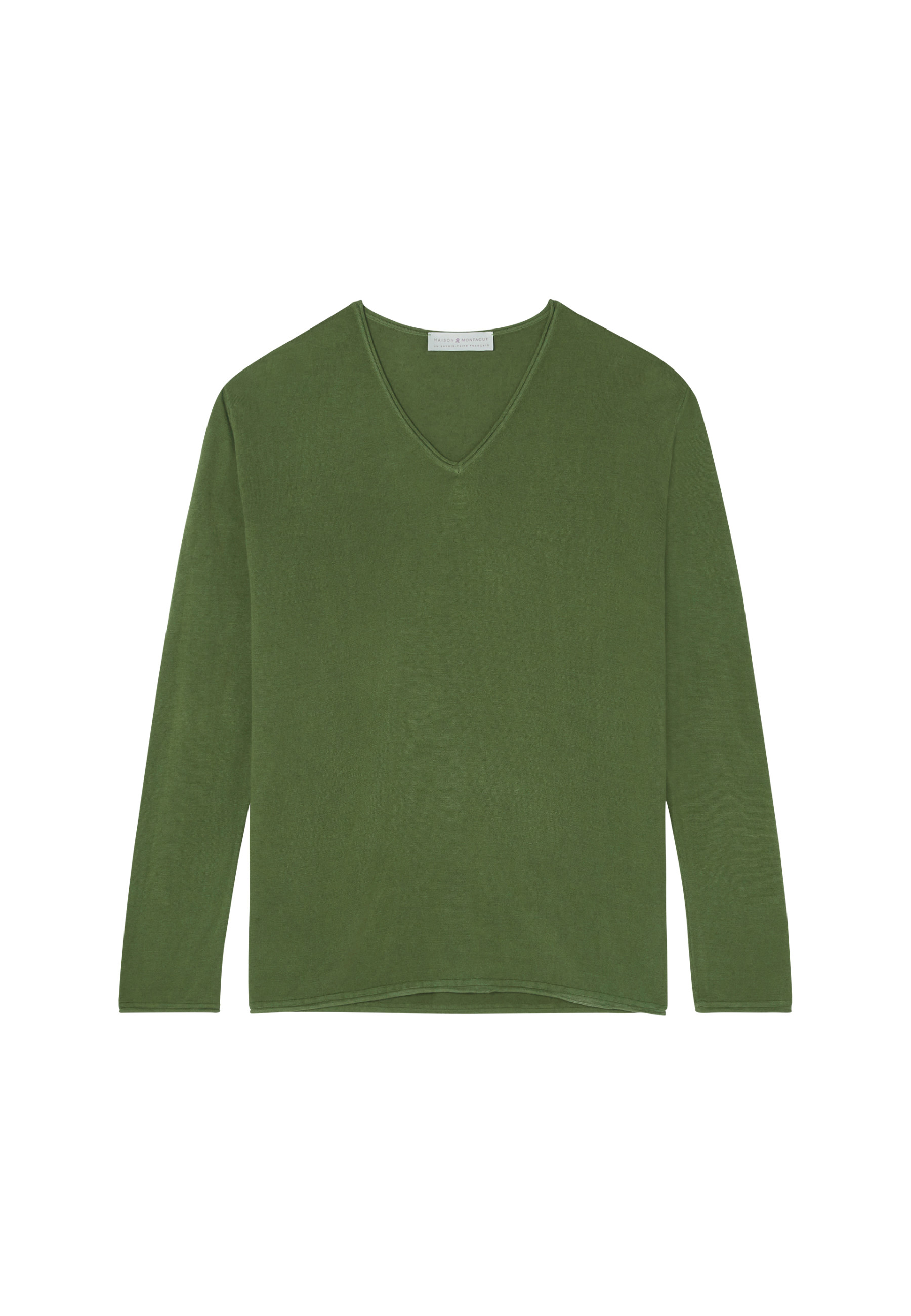 T-shirt col V en bambou cachemire - Aelys