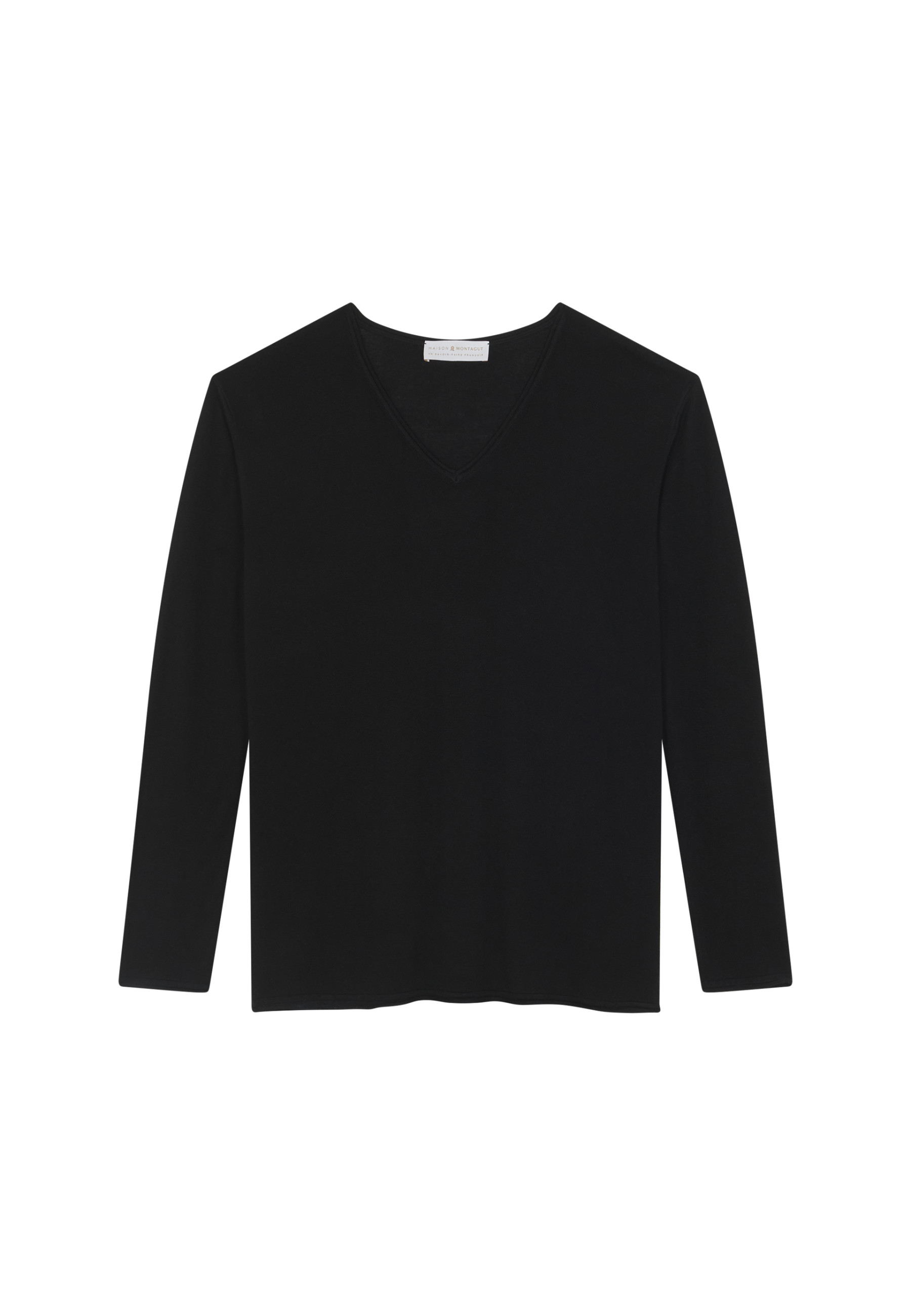 Bamboo cashmere V-neck T-shirt - Aelys