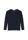 T-shirt col V en bambou cachemire - Aelys