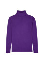 T-shirt col roulé en bambou cachemire - Aerio