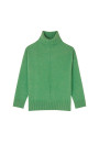 Turtleneck sweater with cashmere slits - Adena