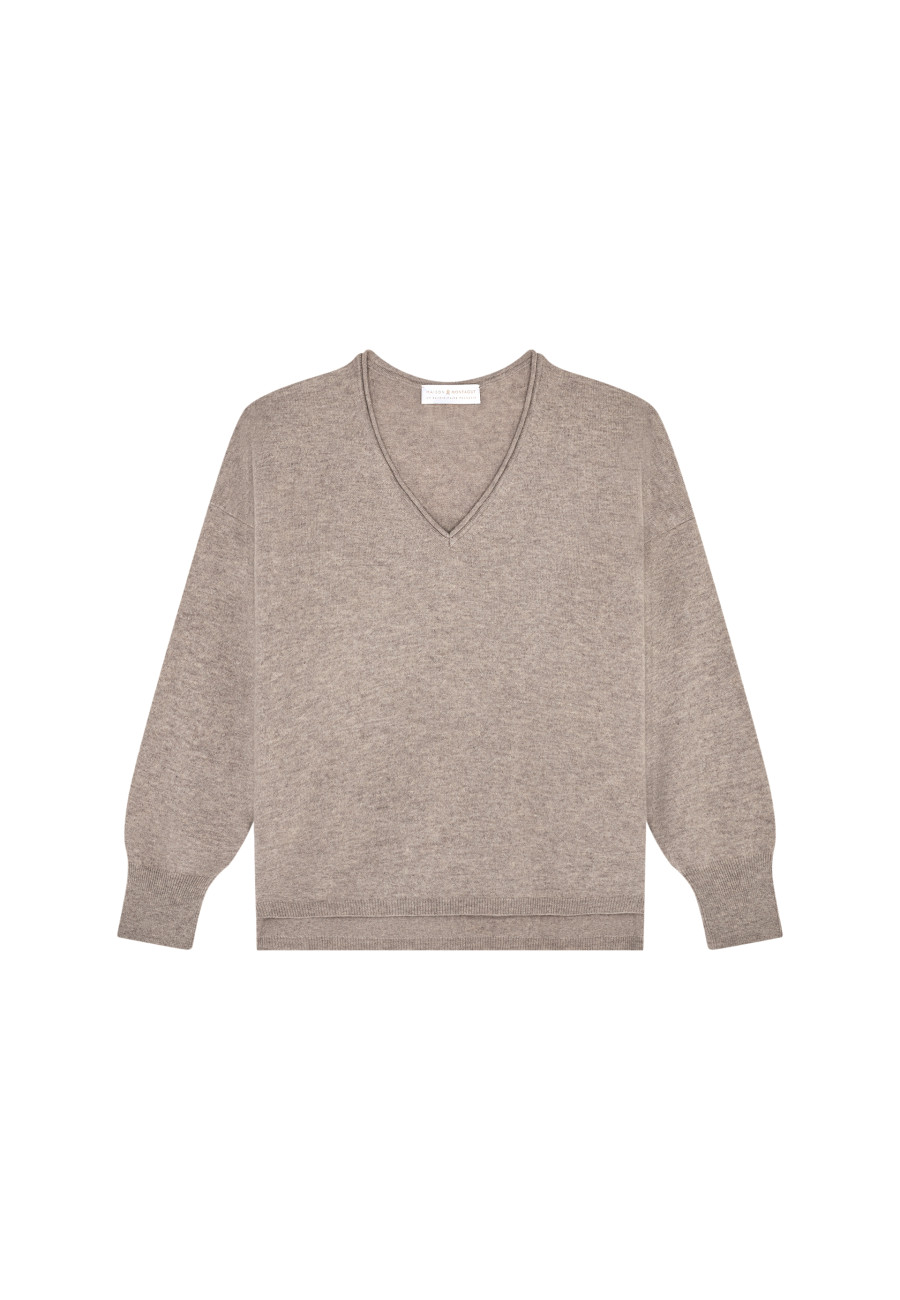 Short cashmere sweater - Alex