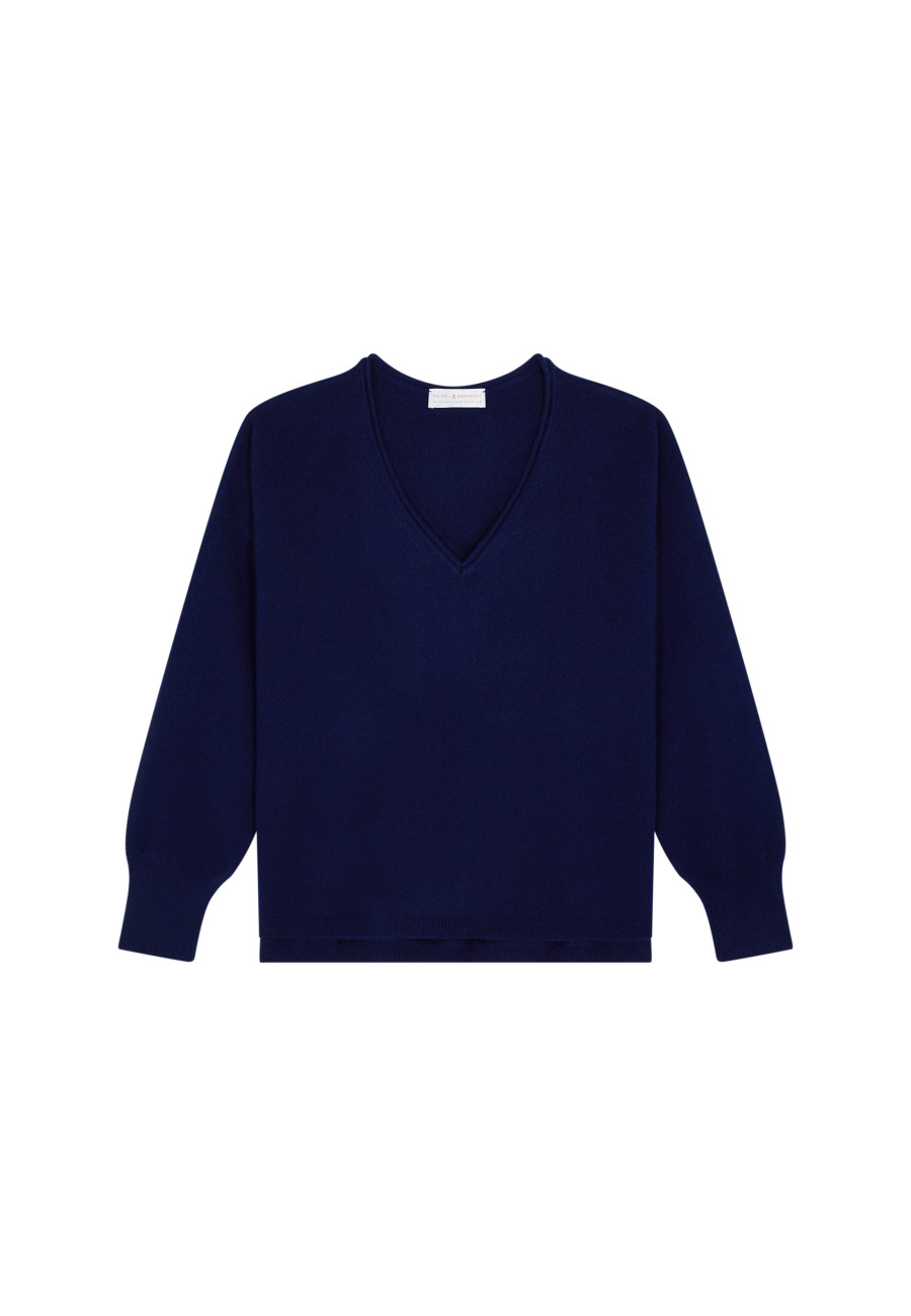 Pull court en cachemire - Alex