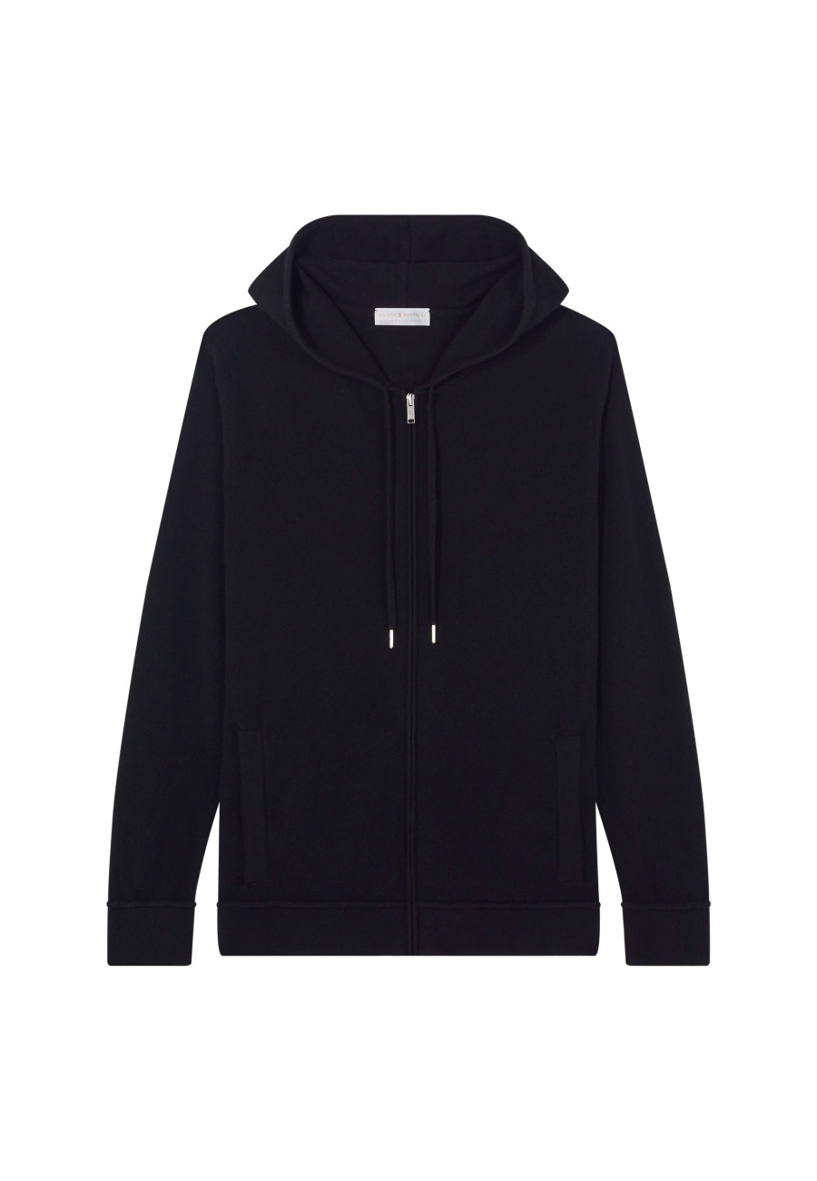 Cashmere hooded zip cardigan - Emilien