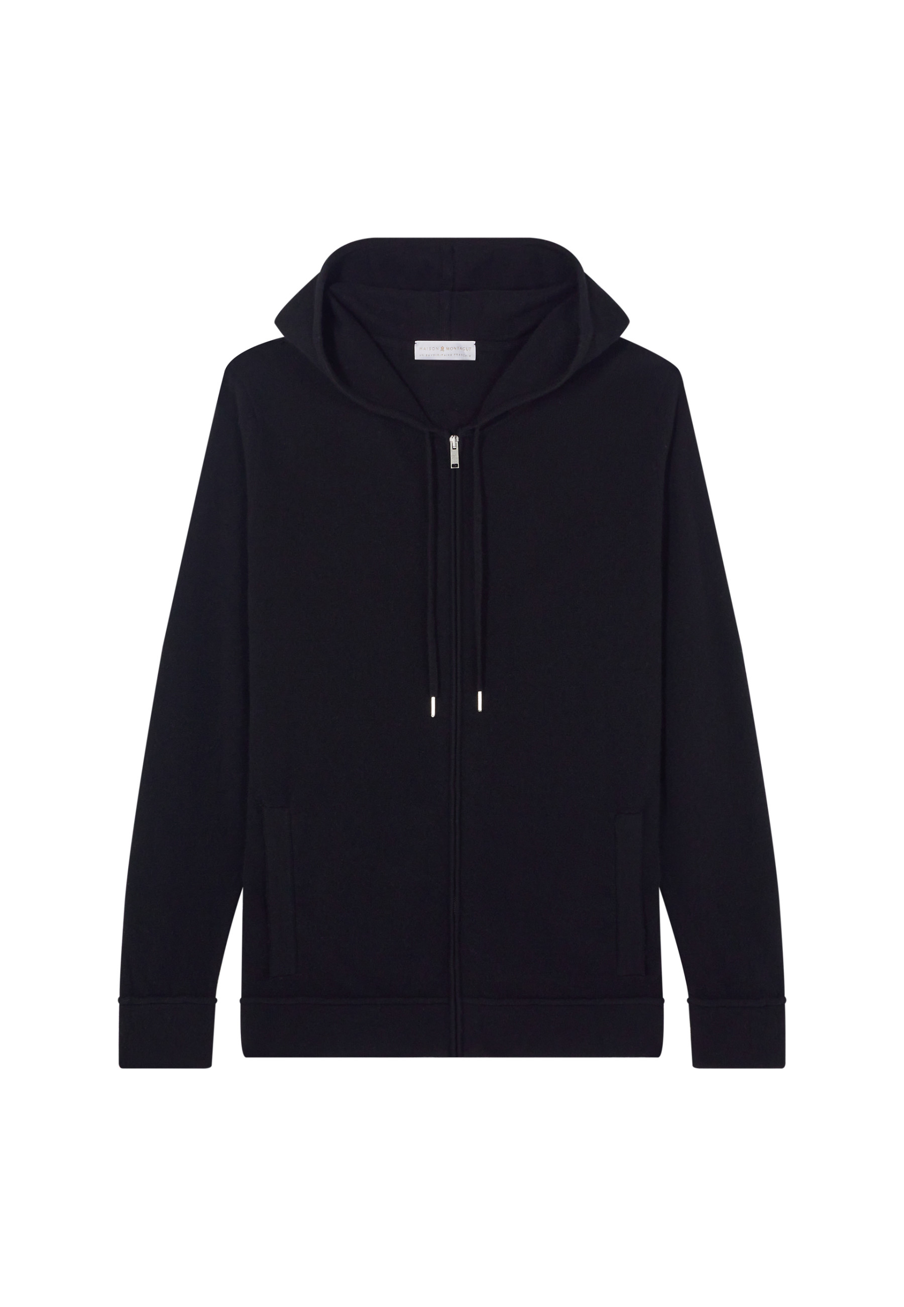 Gilet zippé à capuche en cachemire - Emilien
