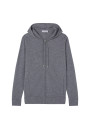 Gilet zippé à capuche en cachemire - Emilien