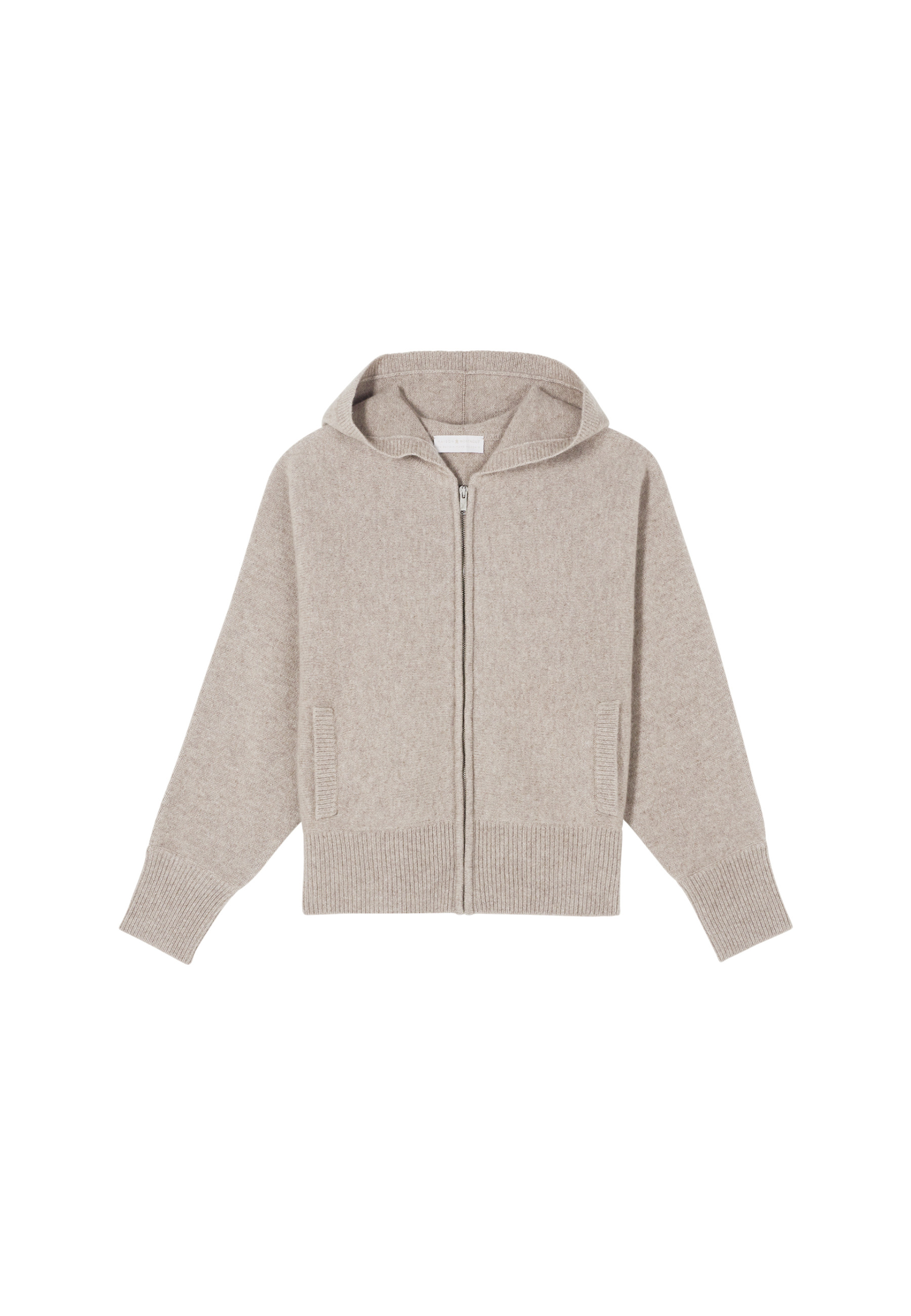 Zipped cashmere cardigan - Gabin