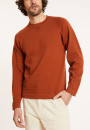 Pull en coton manches raglan - Dwight 8111 cannelle - 07 Marron