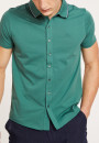 Short-sleeved cotton jersey shirt - Baccara