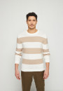 Organic cotton big stripes sweater - Rivage