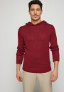 Hoodie ras du cou en lin - Russell 7630 argile - 51 Bordeaux