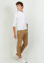 Long-sleeved cotton pique polo shirt - Banjo