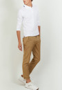 Long-sleeved cotton pique polo shirt - Banjo