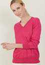 Pull emmanchures marteau en lin cachemire - Bailen